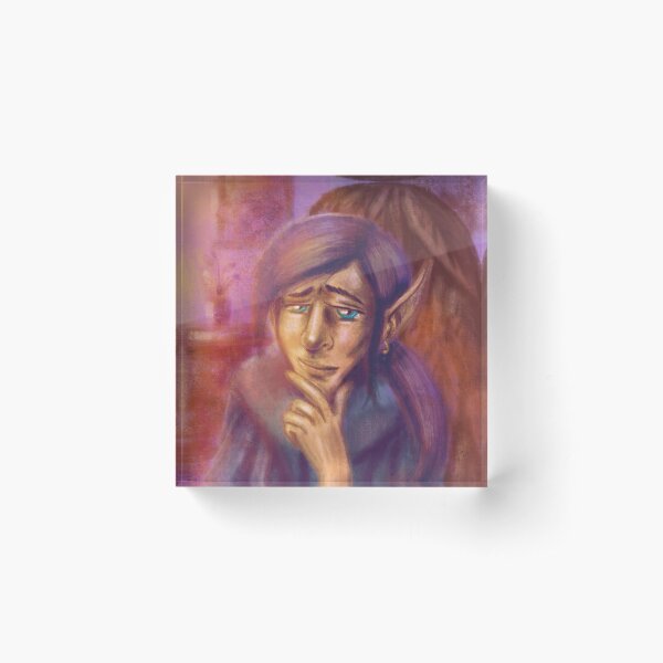 Overthinking Acrylic Block