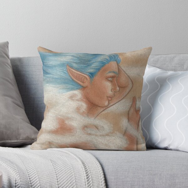 The Wind Goddess Throw Pillow