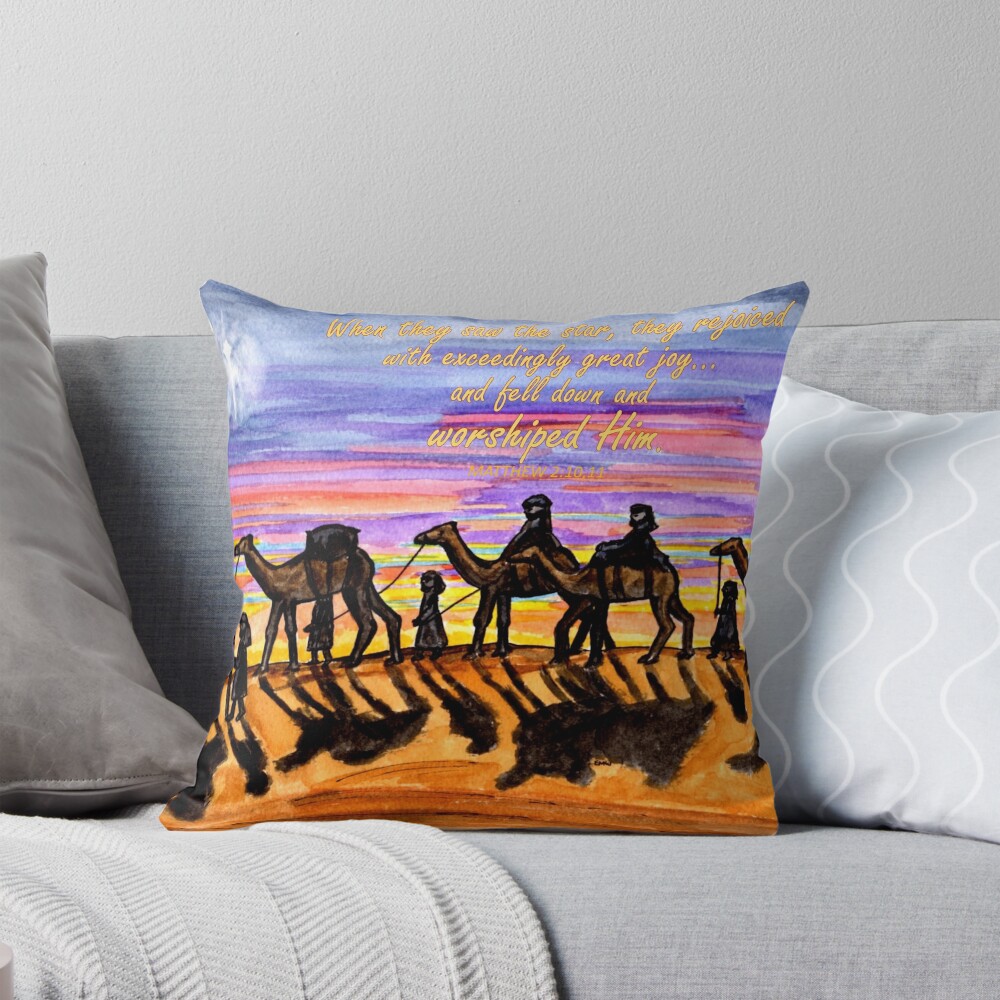 Item preview, Throw Pillow designed and sold by EuniceWilkie.