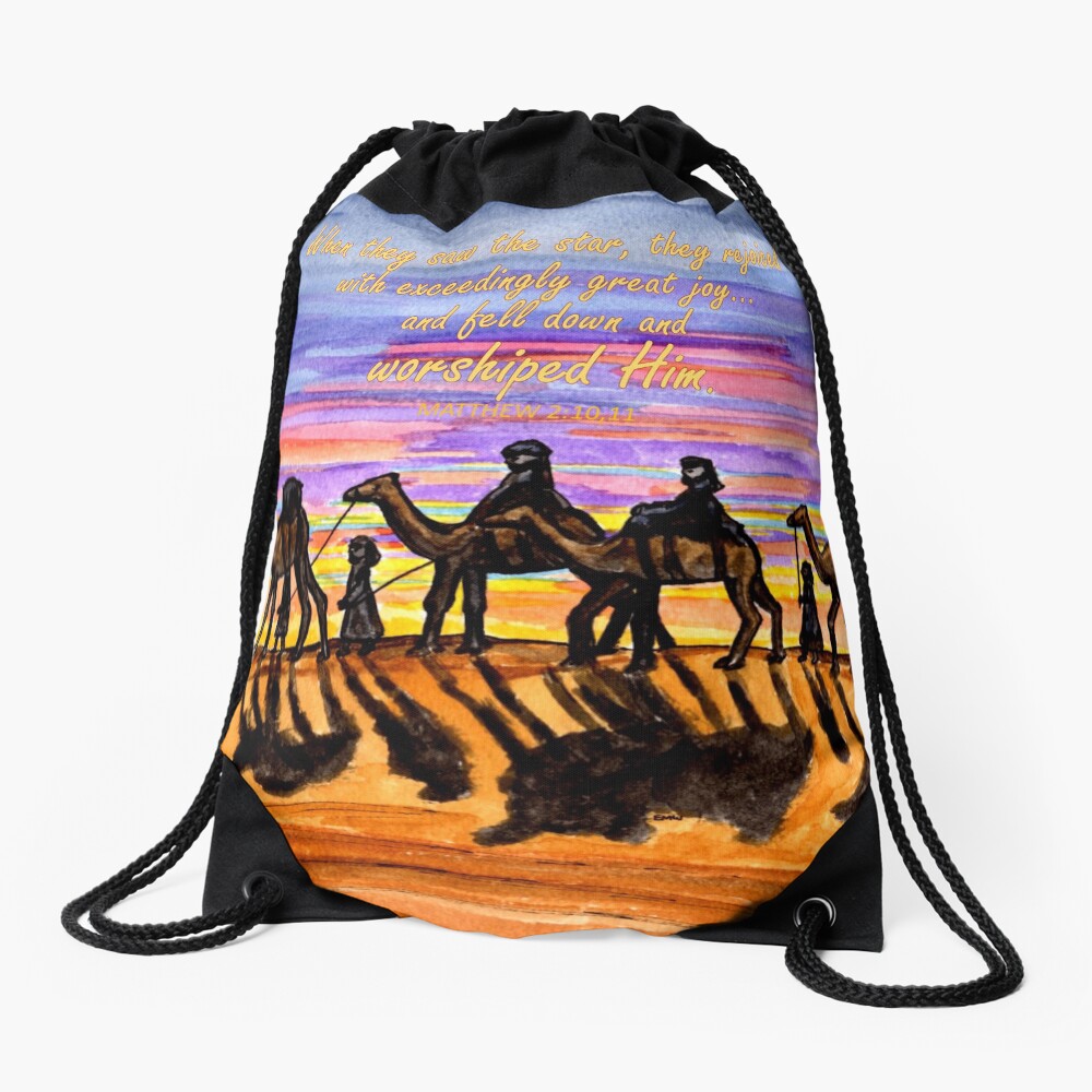 Item preview, Drawstring Bag designed and sold by EuniceWilkie.