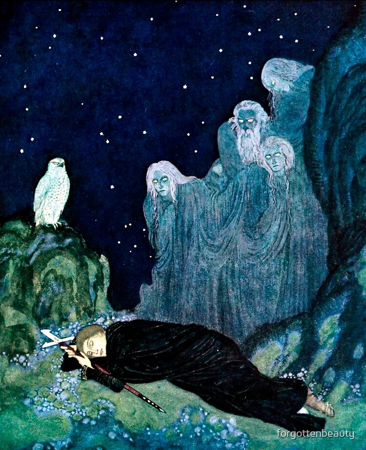 Eric and the Hawk - Dreamer of Dreams - Edmund Dulac