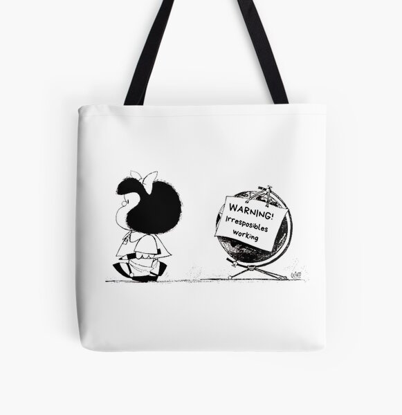 Mundo mafalda Bolsa estampada de tela