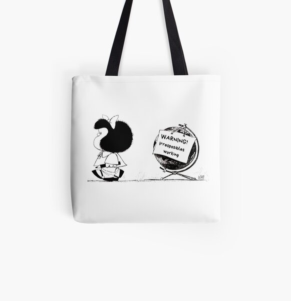 Mundo mafalda Bolsa estampada de tela