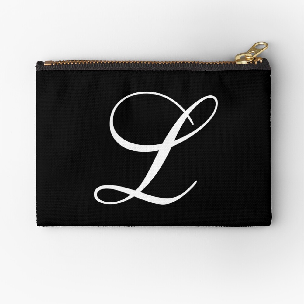 Monogram Tote Bag with 100% Cotton Canvas and a Chic Personalized Monogram  (Black Block Letter - A) : : Clothing, Shoes & Accessories