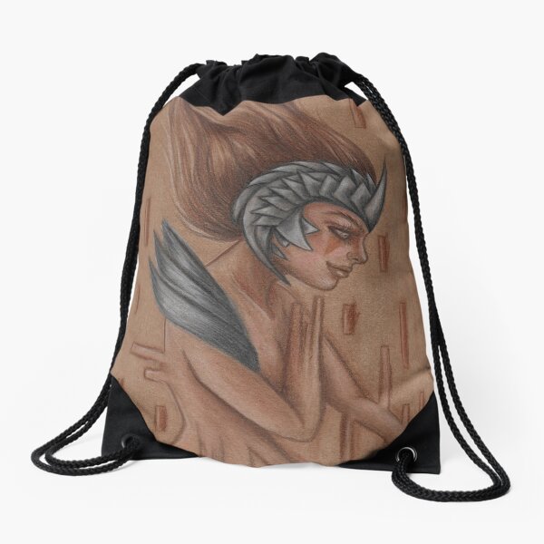 Stream of Consciousness Drawstring Bag