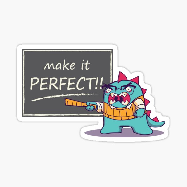 Artikel-Vorschau von Kleines Perfektionismus-Monster, designt und verkauft von JollyHedgehog.