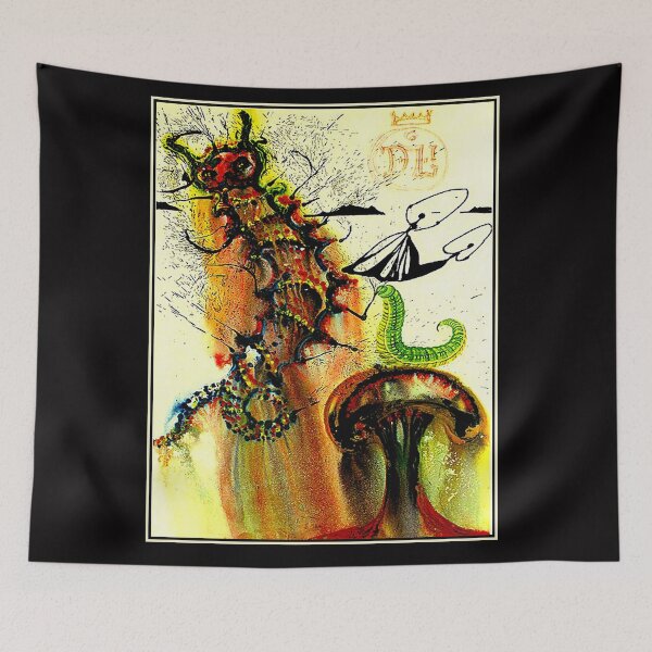 Item preview, ALICE IN WONDERLAND : Vintage 1969 Caterpillar Print designed and sold by posterbobs.