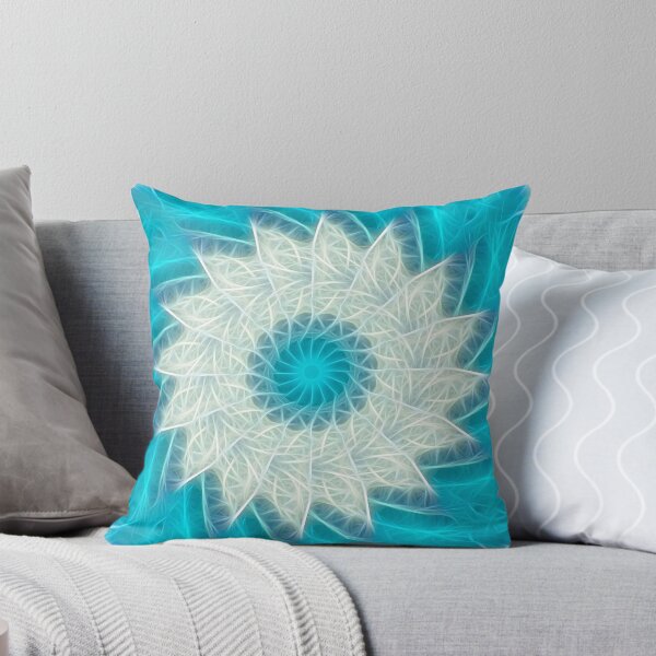 Item preview, Cyan Glow Kaleidoscope 10 designed and sold by TravelPhotoArt.