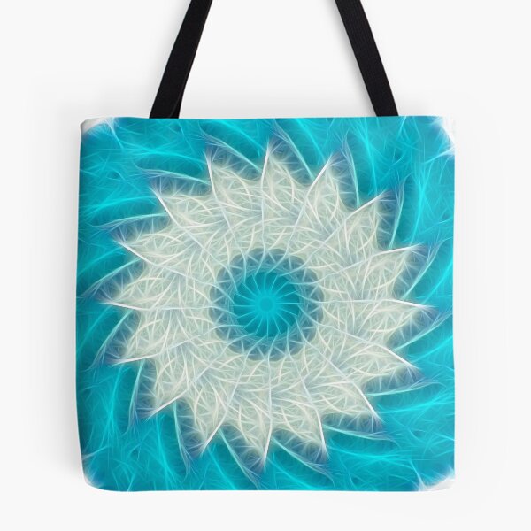 Item preview, Cyan Glow Kaleidoscope 10 designed and sold by TravelPhotoArt.