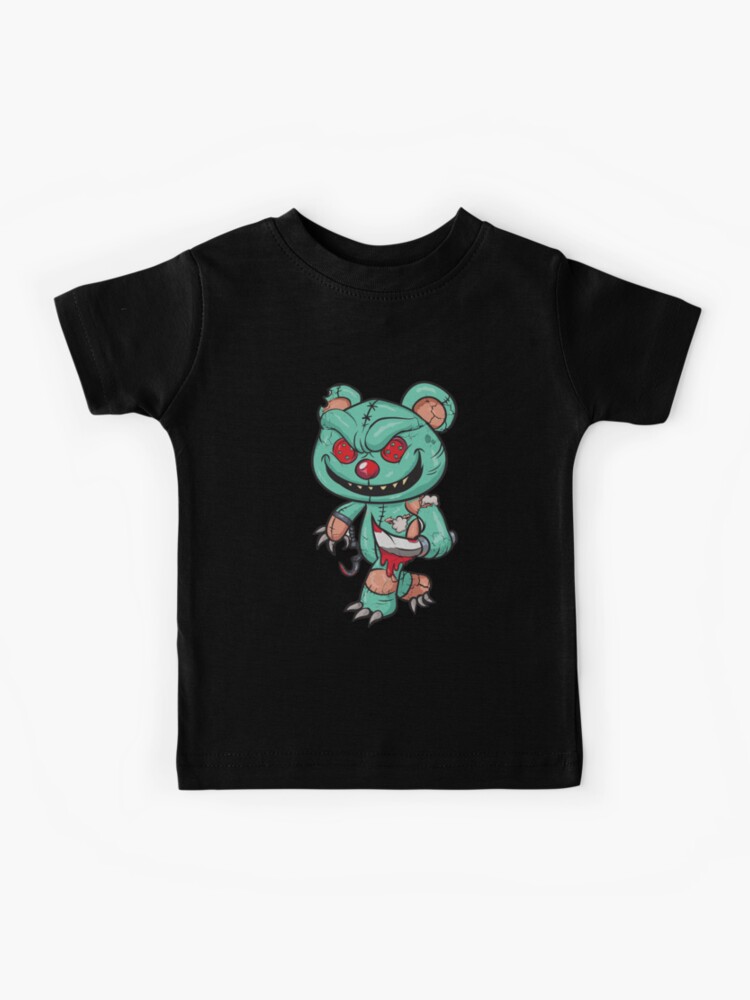 Evil Scary Teddy Bear Halloween Zombie Kids T-Shirt for Sale by