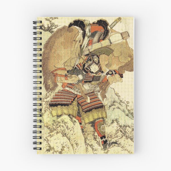 Item preview, Hatakeyama Shigetada carrying his horse. Hokusai designed and sold by Gotoo.