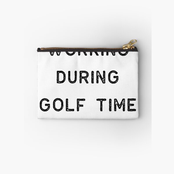 Item preview, Golf Shirt No Working During Golf Time Black Golfing Golfers Funny Dad Gift designed and sold by threadsmonkey.
