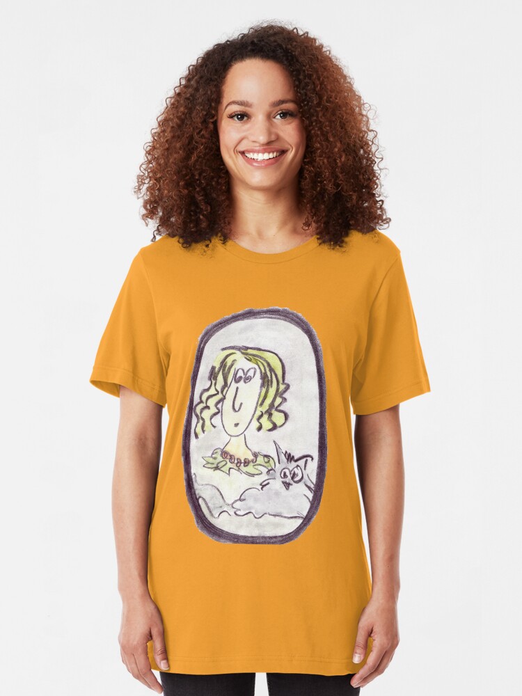 Alternate view of Portrait of a lady Slim Fit T-Shirt
