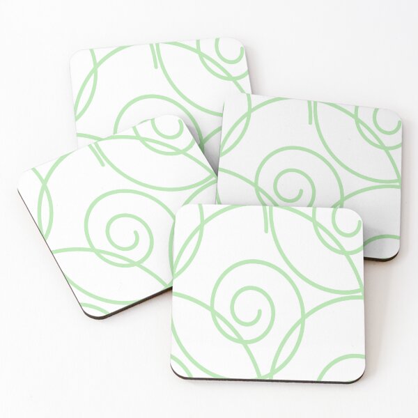 Item preview, Green Swirl, Minimalism  designed and sold by Sharon Schwalbe.