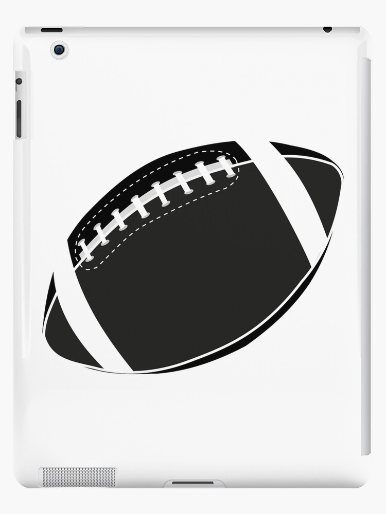 Rugby ball illustration, American football ball,' iPad Case & Skin for Sale  by Danler