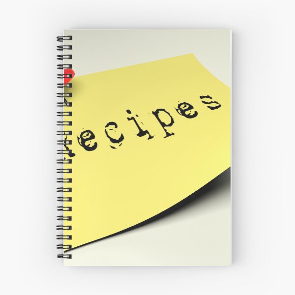 Item preview, Yellow post with the write Recipes - 3D rendering designed and sold by carlotoffolo.