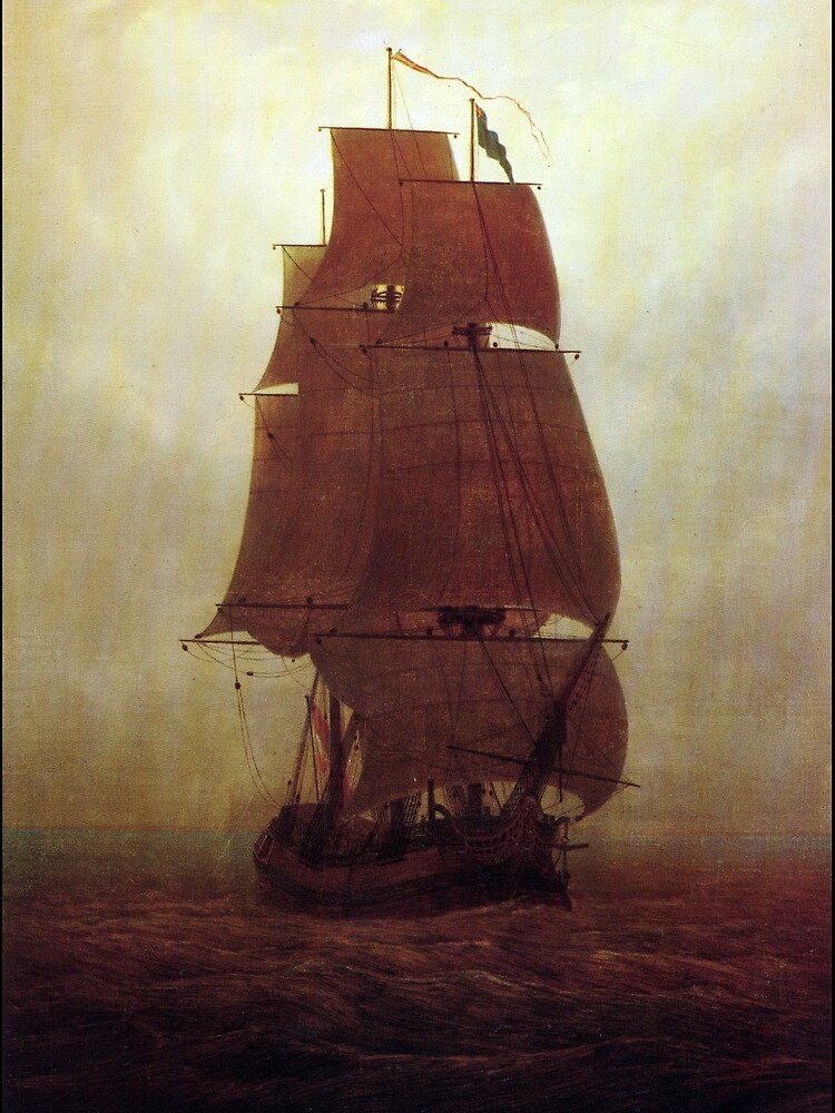 Sailing Ship (Caspar David Friedrich) by ArtHistorical