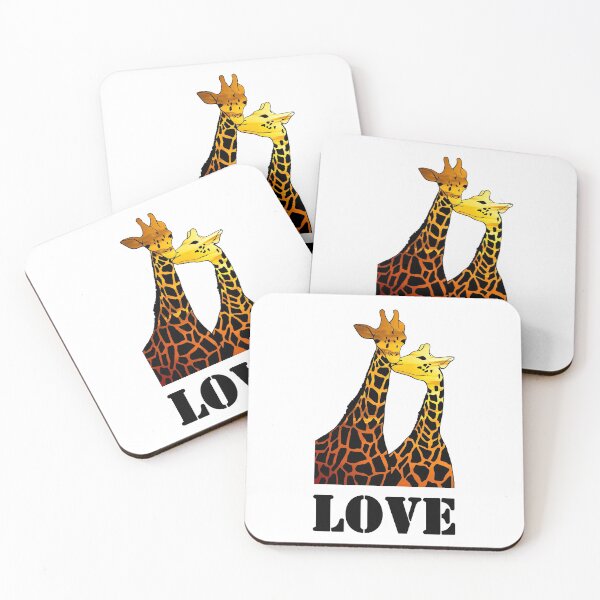 Item preview, Love Giraffes Sunset designed and sold by just-art.