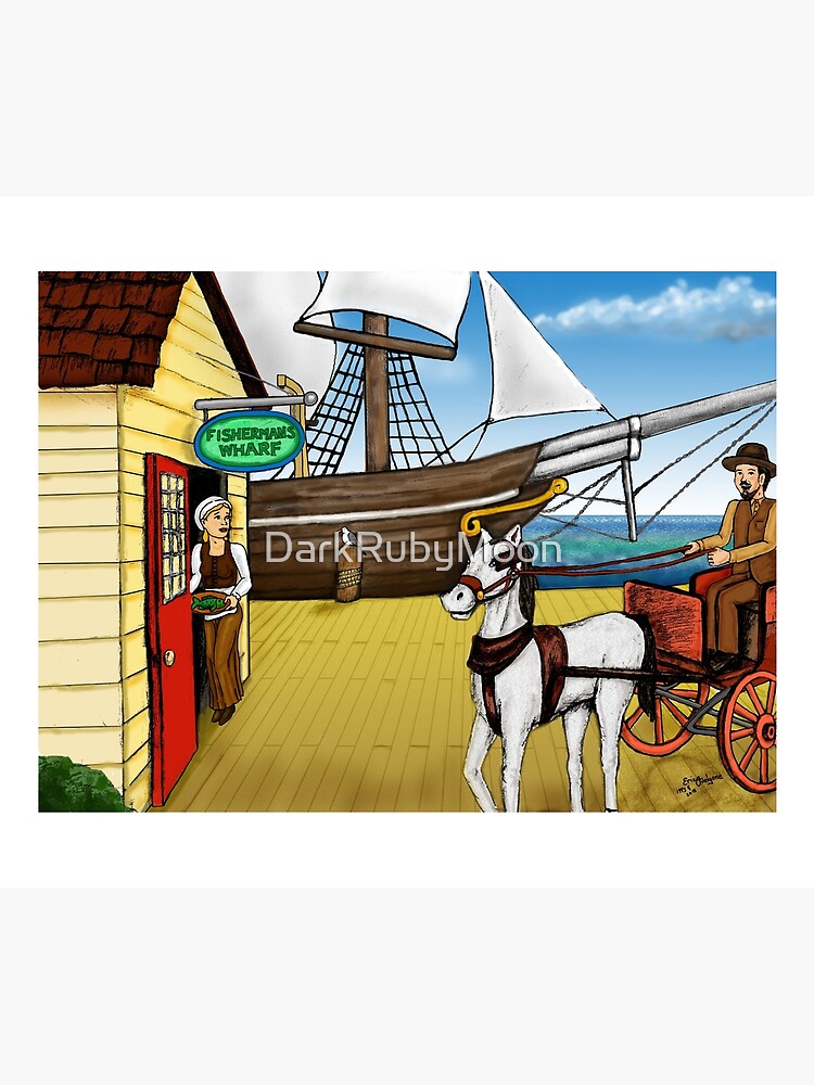 Fisherman's Wharf by DarkRubyMoon