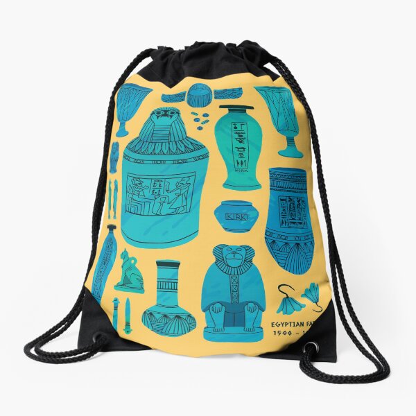 Egyptian Faience Drawstring Bag