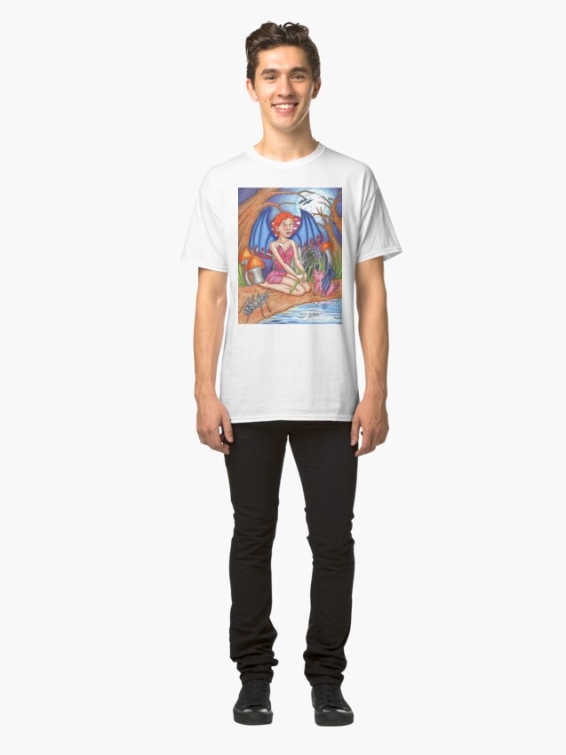 Alternate view of Bat Fairy and Bat Pig Classic T-Shirt