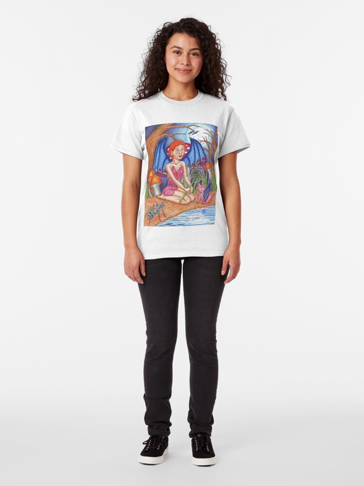 Alternate view of Bat Fairy and Bat Pig Classic T-Shirt