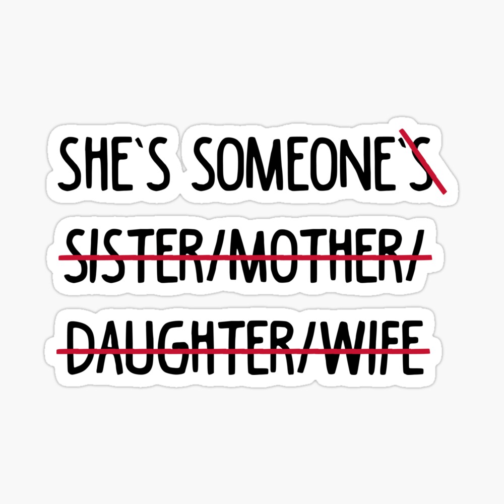 Shes someone (sistermotherdaughterwife) Canvas Print for Sale by  srturk | Redbubble