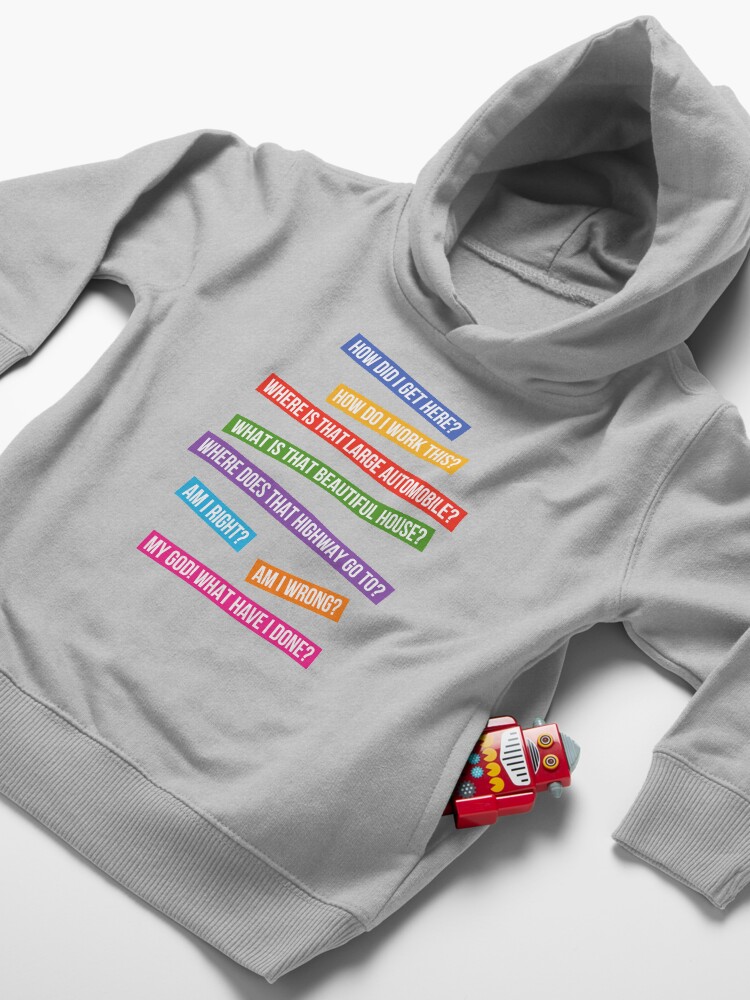 Alternate view of Talking Heads - You May Ask Yourself Toddler Pullover Hoodie