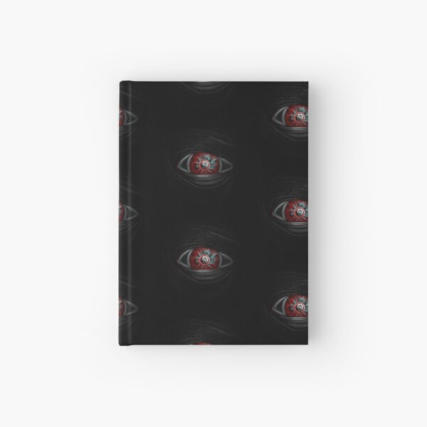 Neon Red Eye Hardcover Journal