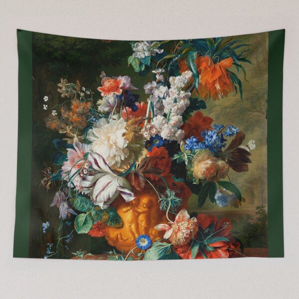 Item preview, Jan van Huysum "Bouquet of Flowers in an Urn" designed and sold by Alexandra Dahl.