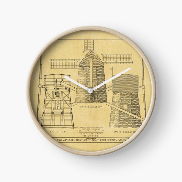 Item preview, Vintage Windmill Blueprint designed and sold by mollyfare.