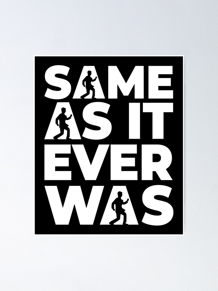 "Talking Heads Quote" Poster for Sale by SQWEAR Redbubble