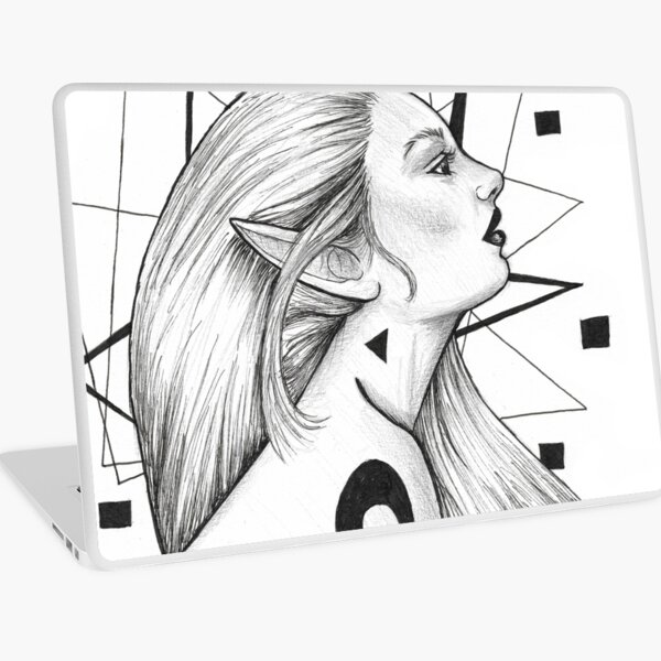 Tattooed Elf Laptop Skin