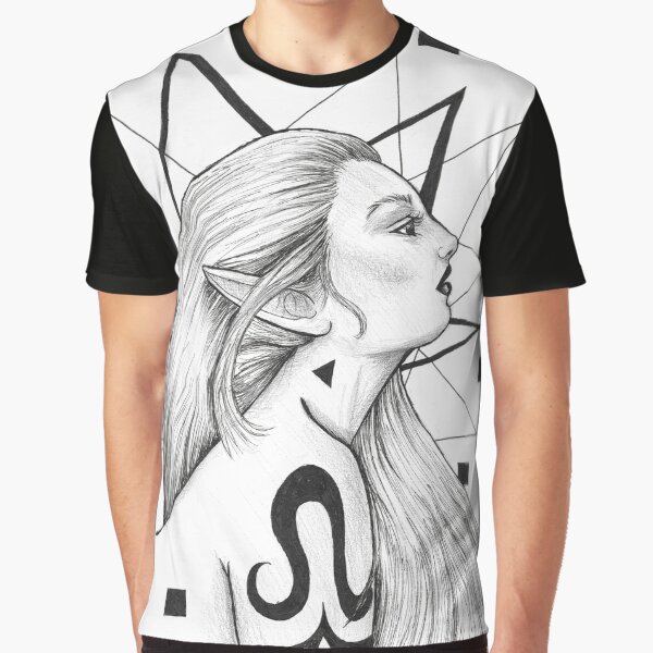 Tattooed Elf Graphic T-Shirt