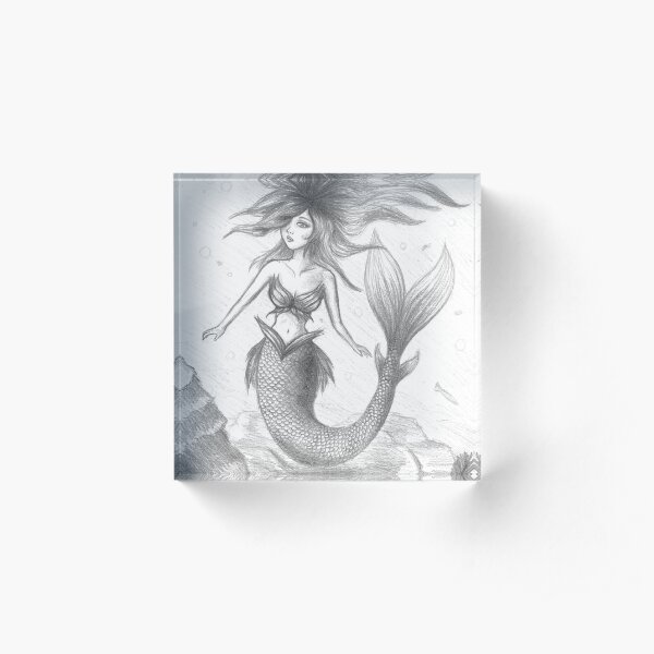 Mermaid #1 Acrylic Block