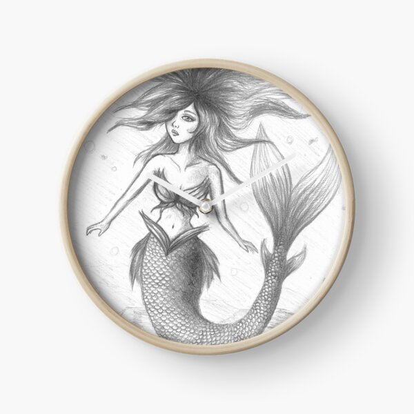 Mermaid #1 Clock