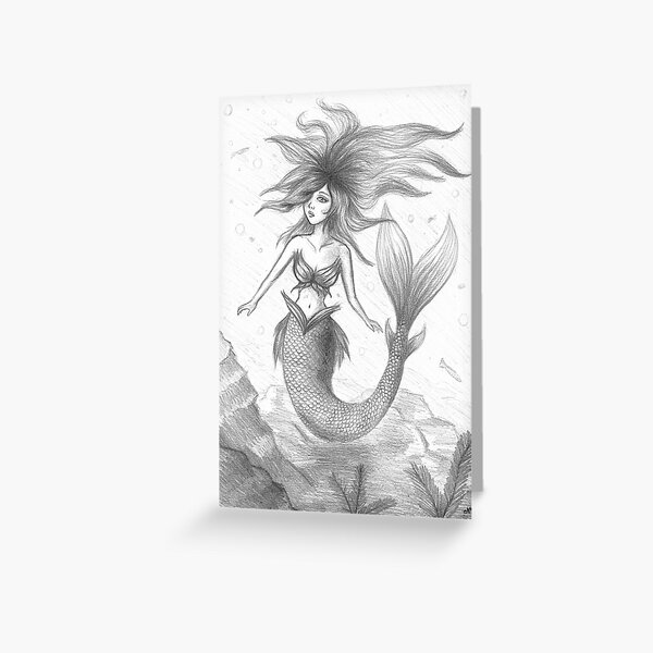Mermaid #1 Greeting Card