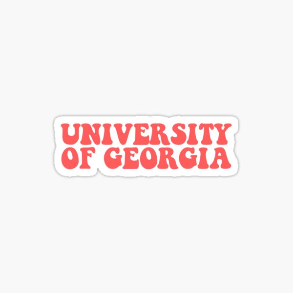 UGA Vintage Sticker