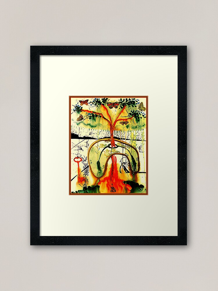 Alternate view of ALICE in WONDERLAND : Vintage 1969 Mad Hatter Party by Dali Print Framed Art Print