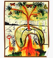 ALICE in WONDERLAND: Vintage Mad Hatter Party von 1969 von Dali Print Poster