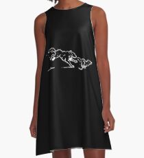 Life is Strange 2 - Running Wolves Design (Loading Screen) A-Line Dress