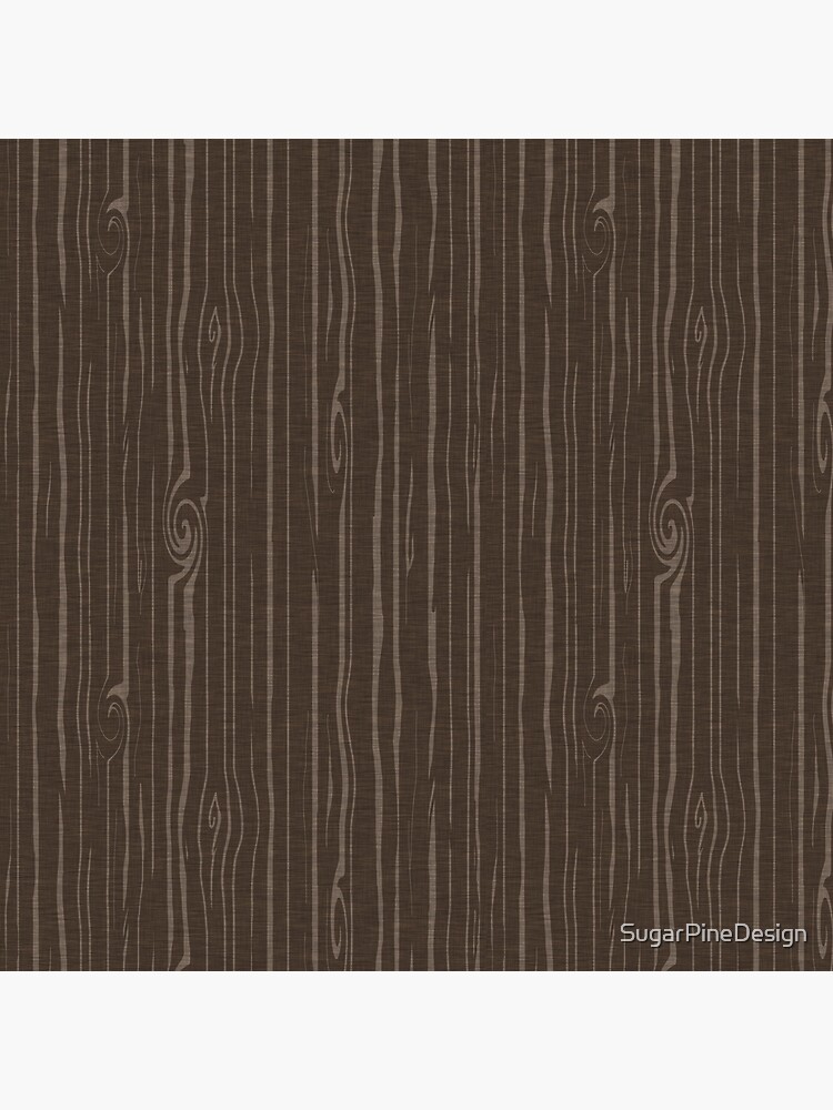 Weathered Woodgrain - Dark Brown by SugarPineDesign
