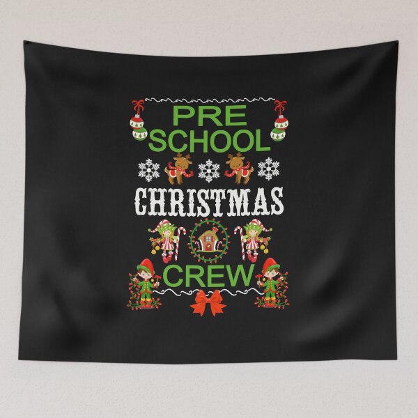 Item preview, Teacher Student Holiday Gift Pre School Christmas Crew With Elvess designed and sold by Sapphire Star.