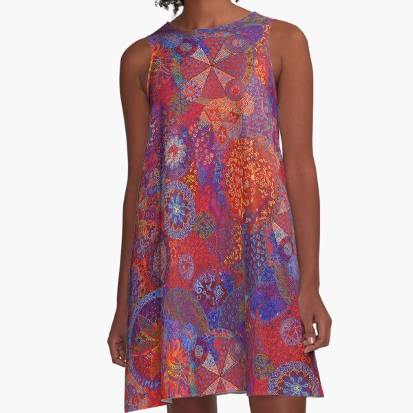 Rose Window (repeat pattern) A-Line Dress