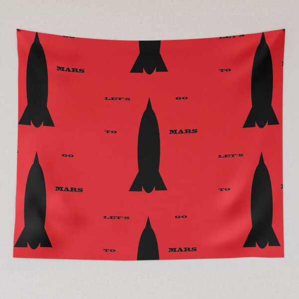 Item preview, Let's go to Mars! Mars Rocket! designed and sold by Ovahill.