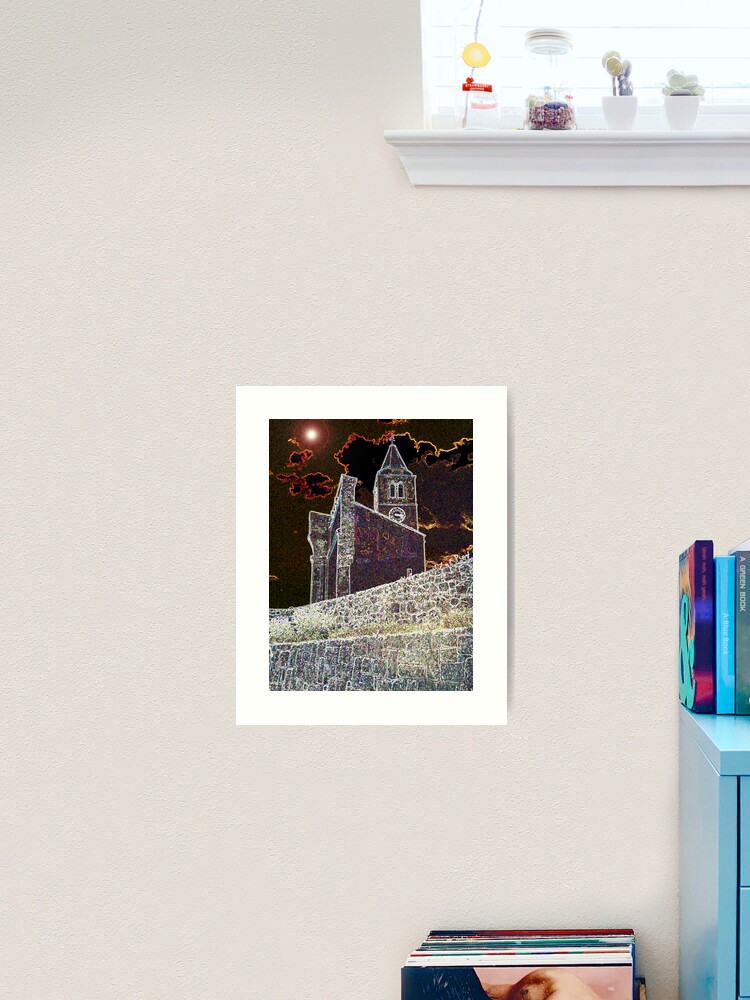 Thumbnail 2 of 3, Art Print, Star in Dark Night designed and sold by TatianaMichaela.