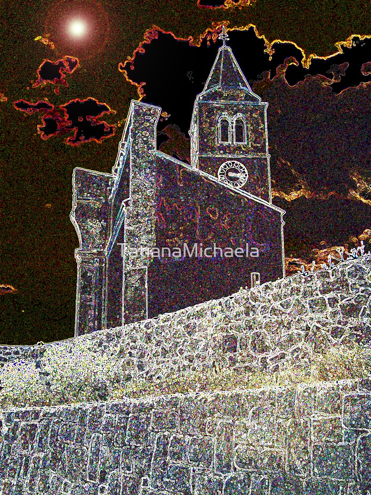 Thumbnail 3 of 3, Art Print, Star in Dark Night designed and sold by TatianaMichaela.