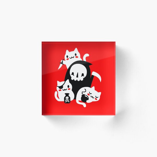 Deaths Little Helpers Acrylic Block