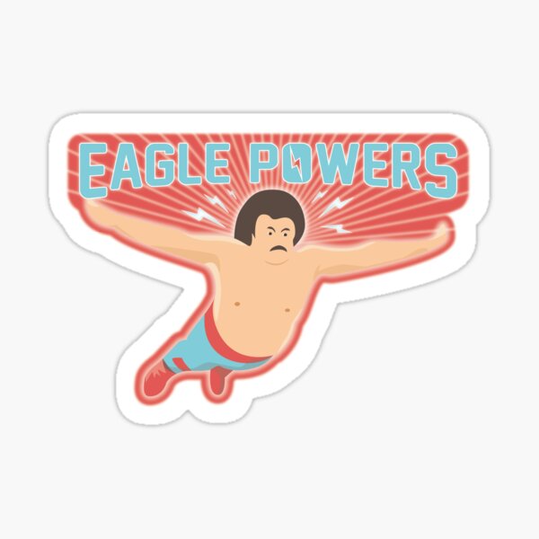 Nacho Libre Eagle Powers Sticker