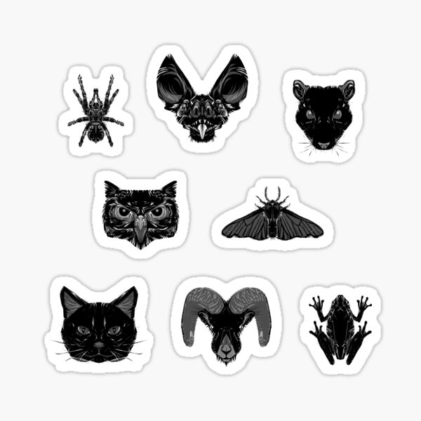 Pagan Animals - Halloween Sticker Collection Sticker